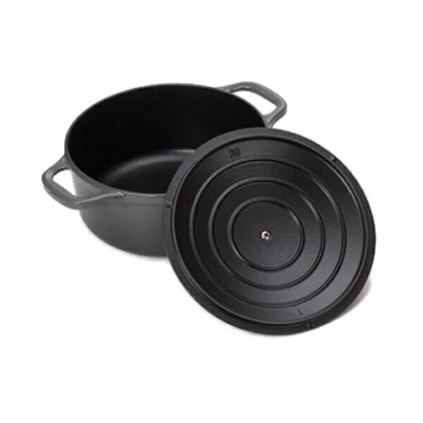 製品保証付 シャスール サブライム 20cm ラウンドキャセロール ブラック　CHASSEUR Sublime ココット | CHASSEUR | 02