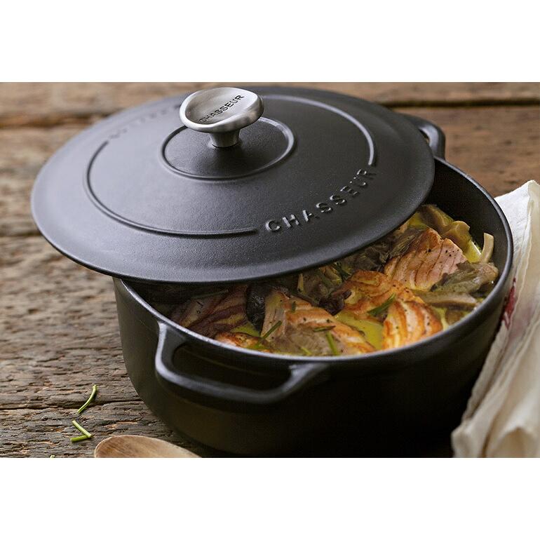 シャスールキャセロール20㎝ CHASSEUR 製品保証付 シャスール サブライム 20cm ラウンド