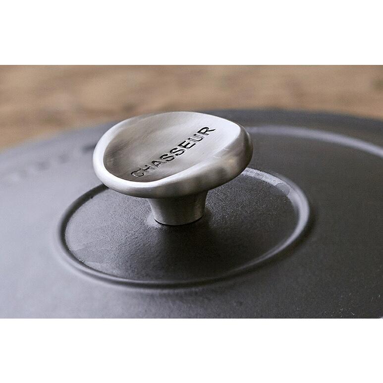 製品保証付 シャスール サブライム 20cm ラウンドキャセロール ブラック　CHASSEUR Sublime ココット | CHASSEUR | 05