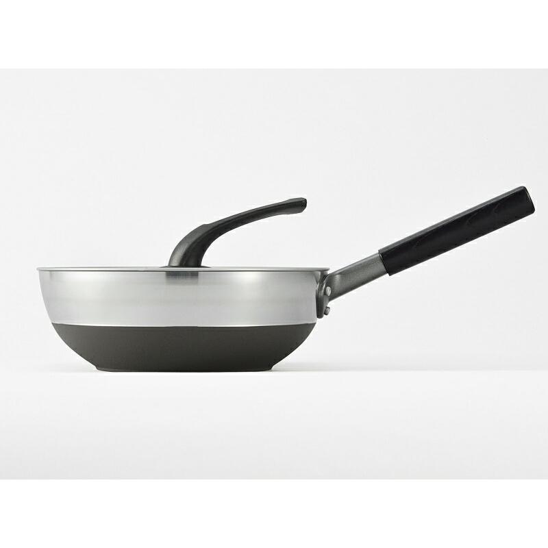 まるっとパン　24cm　軽業　 ガス火用 　専用アルミ蓋付　北陸アルミニウム　フライパン　A-2751 | 北陸アルミニウム | 03