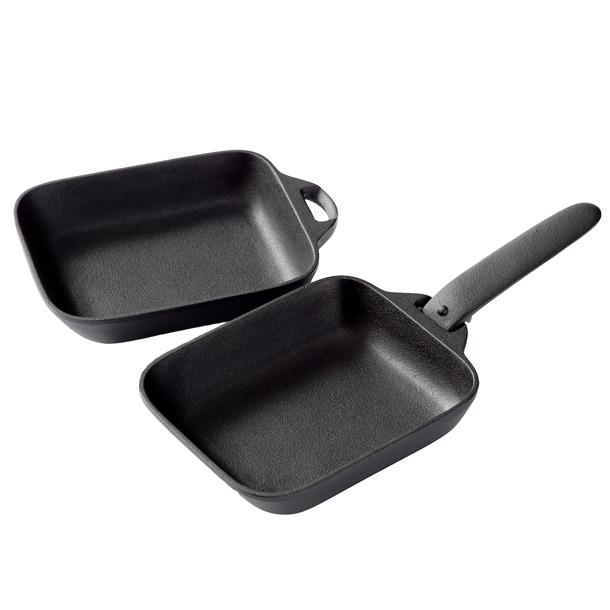 Oigen　ちょこっと鍋2個セット　F-348 南部鉄器　盛栄堂　バーベキュー　鉄板焼き　アウトドア　キャンプ | 及源鋳造 | 05