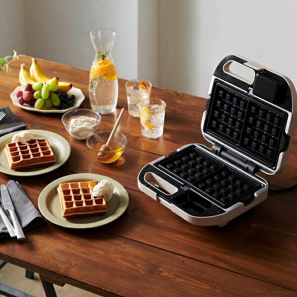 購入特典付き  NEW Vitantonio VWH-600I ワッフル&ホットサンドベーカー（アイボリー） | ビタントニオ | 04