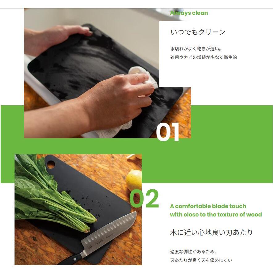 RUBBER Rubber ラバラバ まな板 カッティングボード S M L SQUARE ゴム 日本製 CUTTING BOARD ブラック 黒 |  | 09