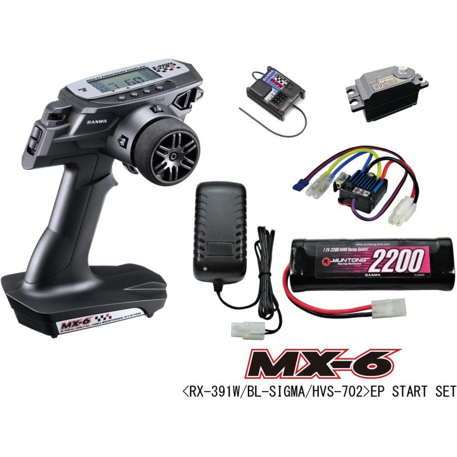SANWA MX-6 RX-391付き 三和電子機器 (SANWA) MX-6 (RX-391W PC/BL-SIGMA/HVS-702) EP START