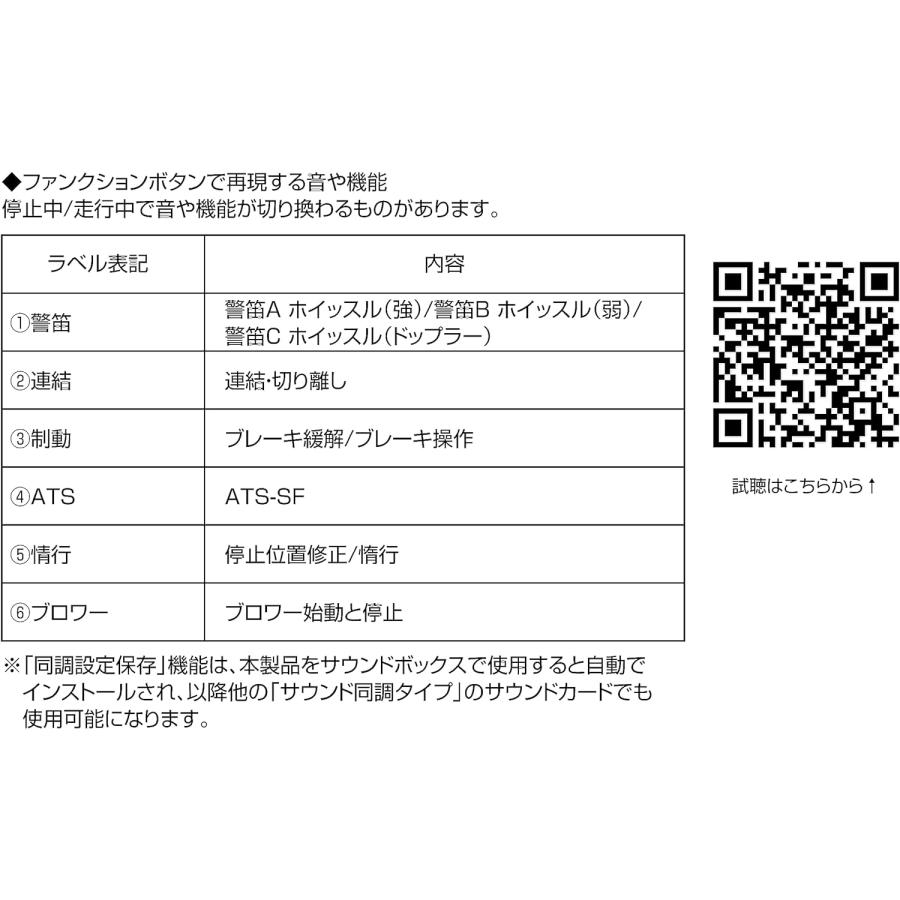 送料無料 KATO(カトー)  サウンドカード (EF66) #22-231-5｜kite｜02
