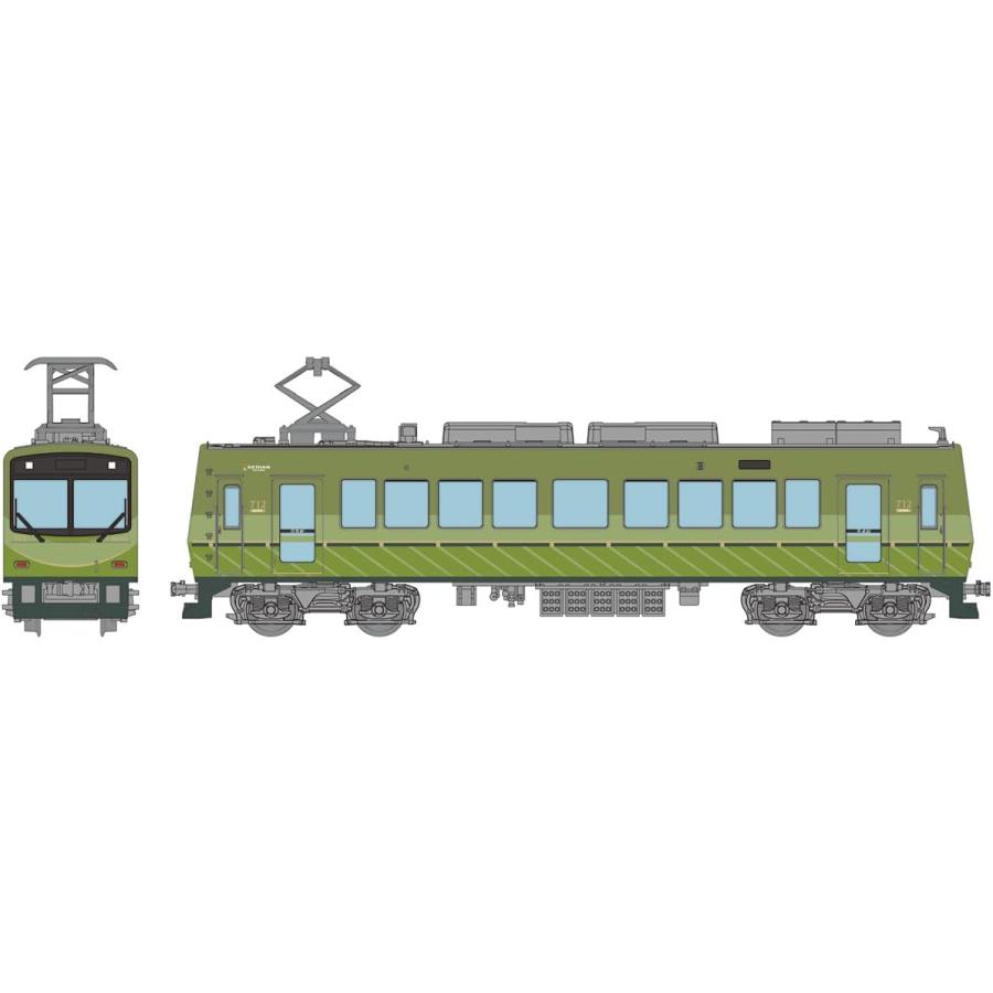 TOMYTEC 鉄コレ 叡山電車700系 リニューアル712号車 (緑) #330516