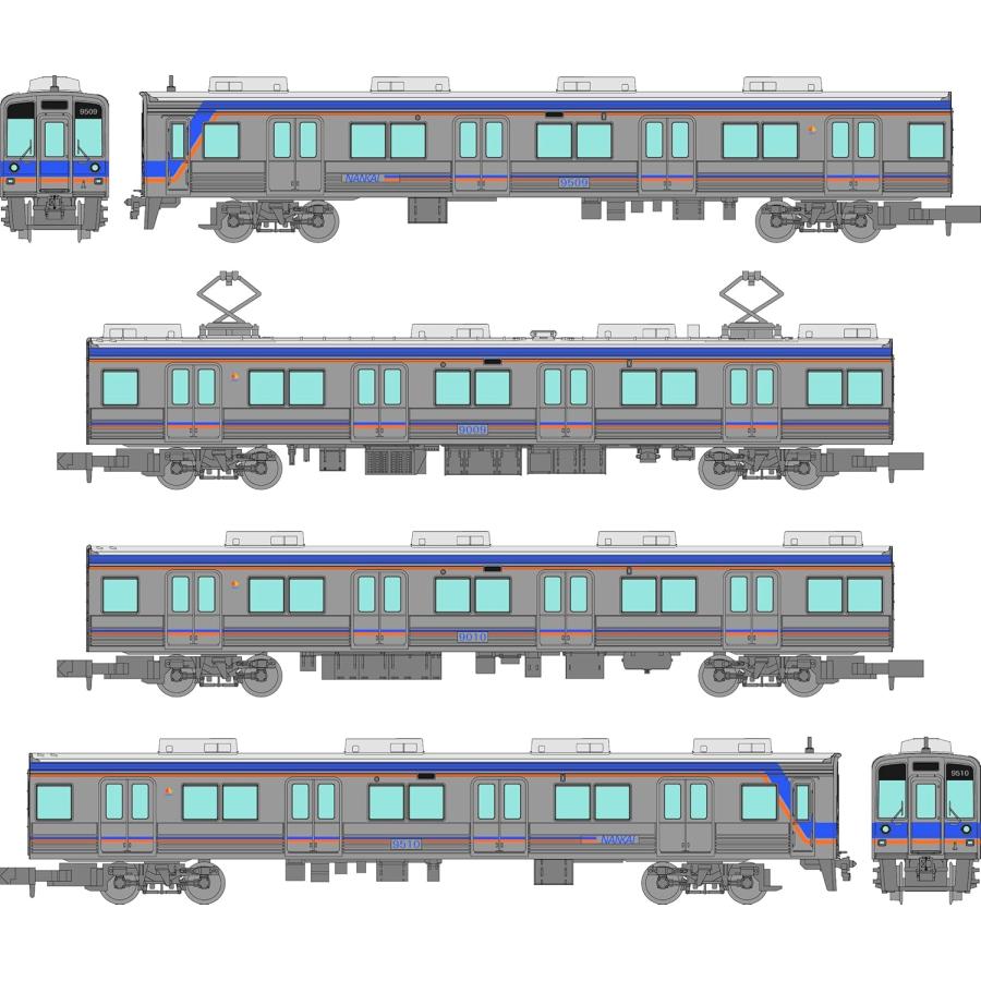 TOMYTEC 鉄コレ 南海電気鉄道9000系 4両セット A #334293 : ラジコン