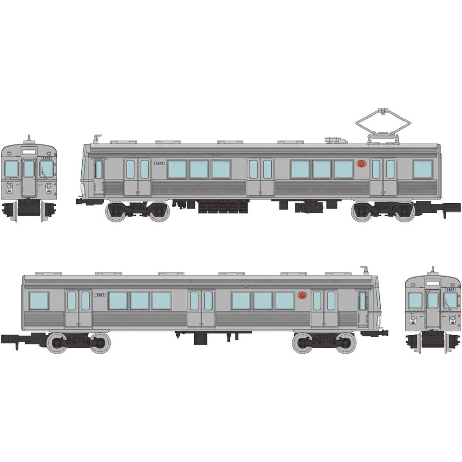 TOMYTEC 鉄コレ 東急電鉄7200系 東横線・非冷房車 2両セット#334378