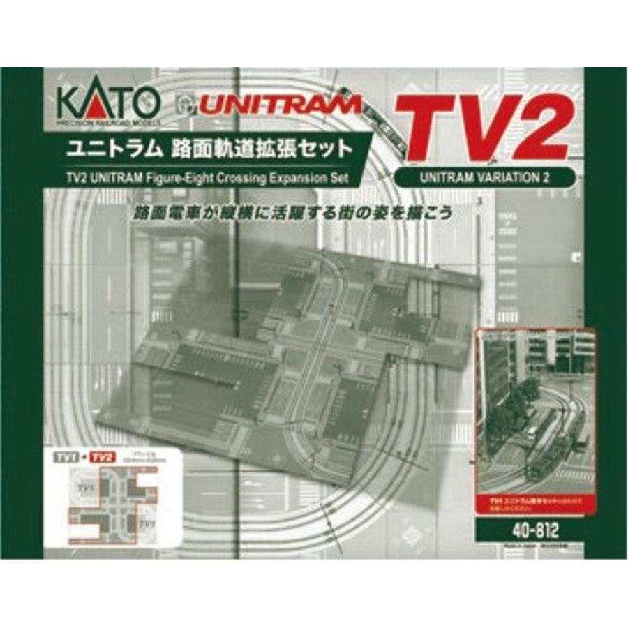 KATO(カトー) TV2 ユニトラム路面軌道拡張セット #40-812 KATO(カトー) TV2 ユニトラム路面軌道拡張セット #40-812
