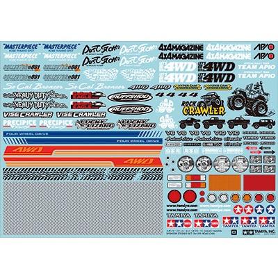 送料無料 タミヤ OP.1630 スポンサーステッカーセット #54630
