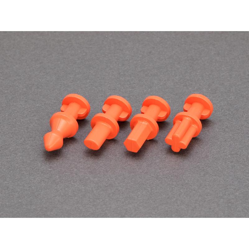 送料無料 WAVE シロコンホールド&ガイドダボピン オレンジ L #CS-021 | 