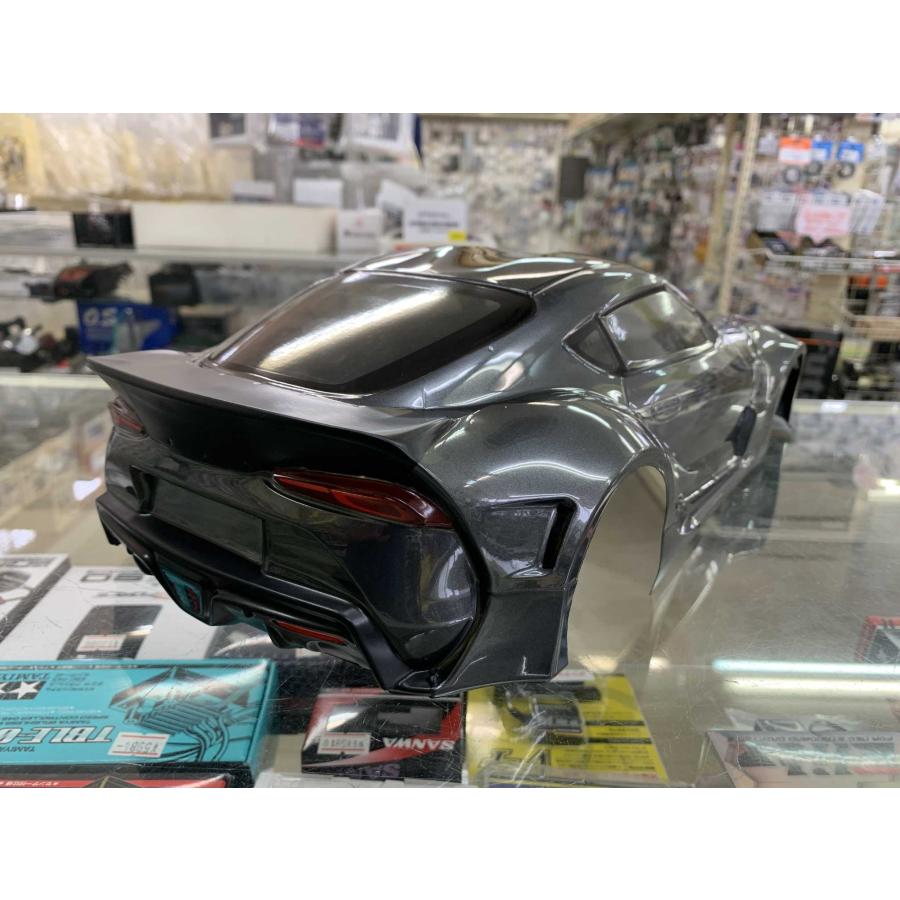 当店オリジナル塗装済みボディ ヨコモ 1/10 PANDEM GRスープラ カーボン調ルーフ (ガンメタ)の画像