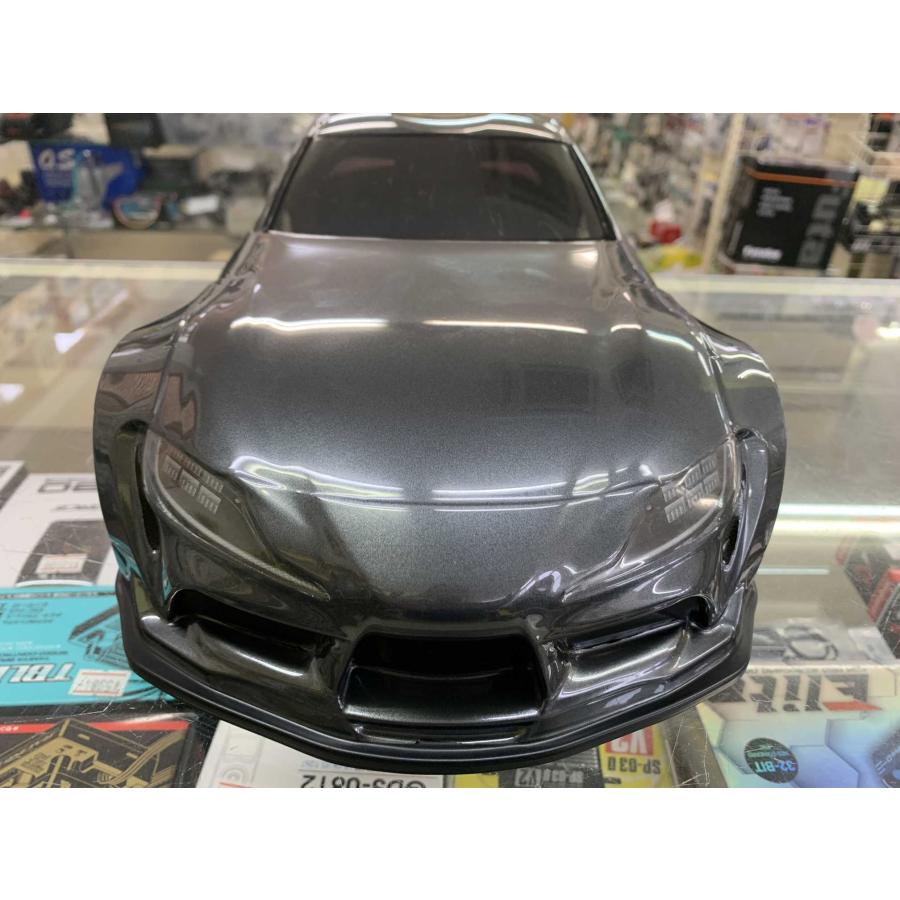 当店オリジナル塗装済みボディ ヨコモ 1/10 PANDEM GRスープラ カーボン調ルーフ (ガンメタ)の画像