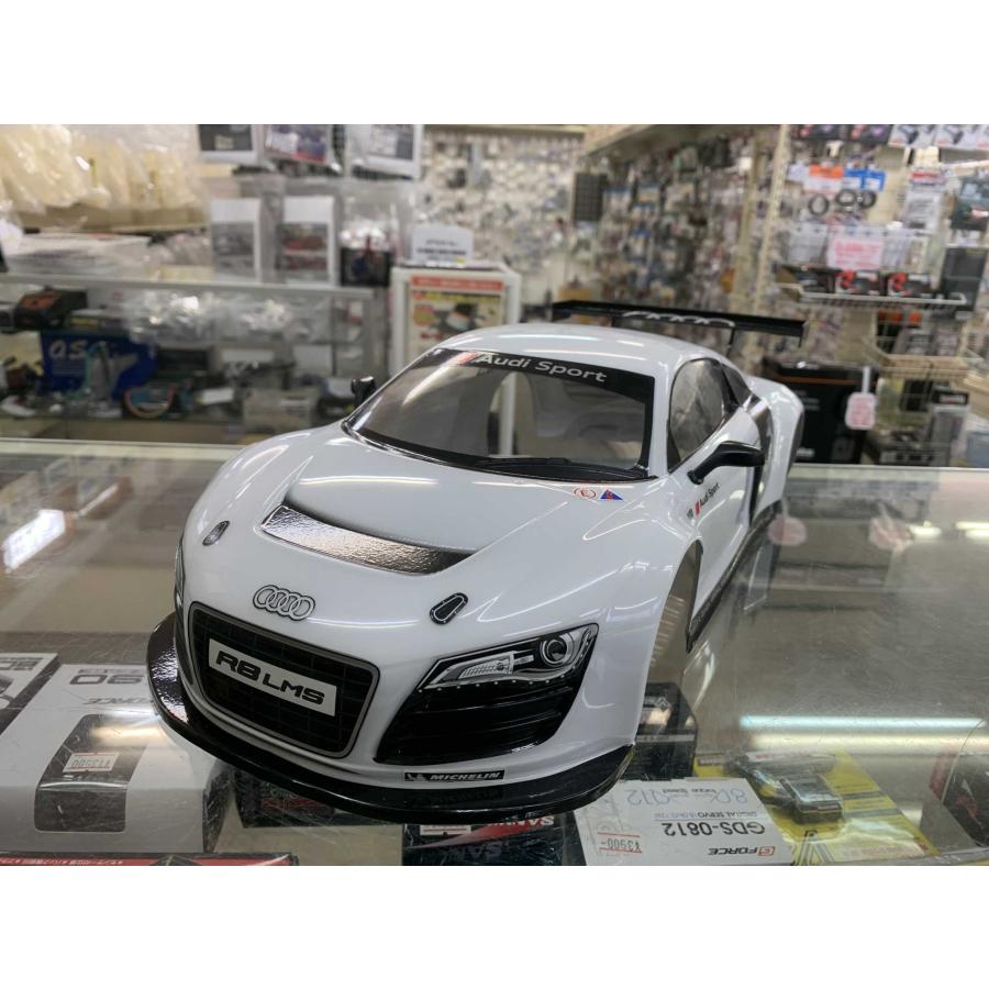 当店オリジナル塗装済みボディ タミヤ 1/10 アウディ R8 LMS 2008