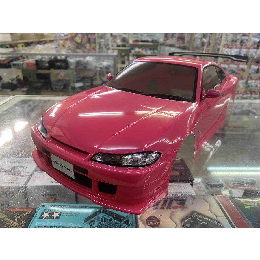 タミヤラジコンボディ　S15 NISMO 当店オリジナル塗装済みボディ タミヤ 1/10 ウイング付 ニスモ