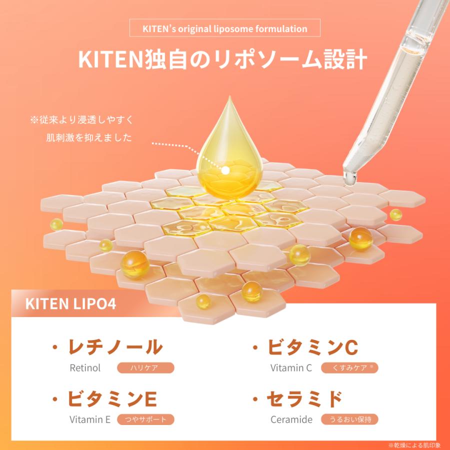 キテン アゼライン酸 20% 美容液 レチノール ヒアルロン酸 セラミド