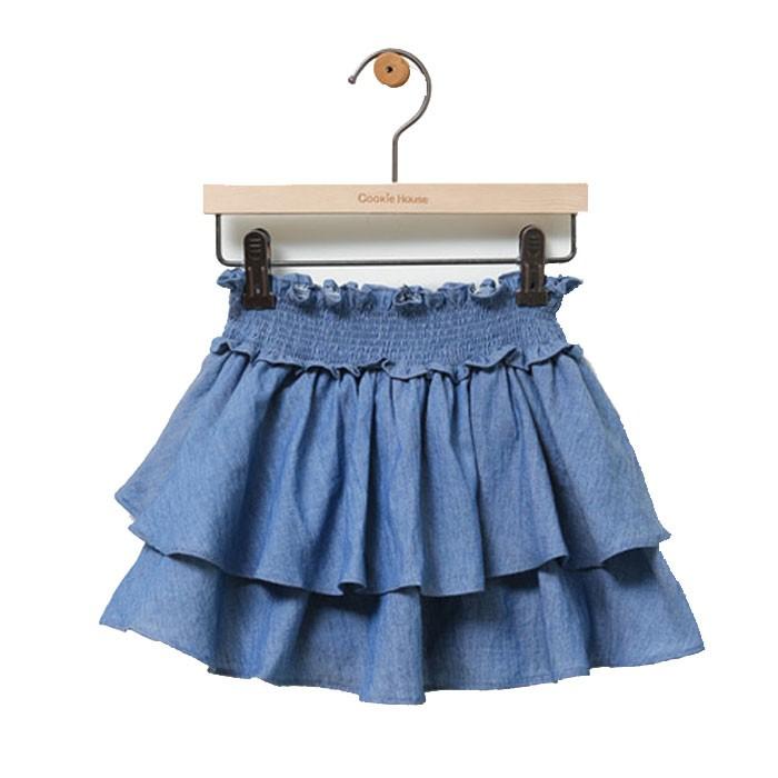 キッズ スカート フリルデニムスカッツ 1分丈 ジュニア 女の子 子供服 Cookiesk 子供服kitohouse 通販 Yahoo ショッピング