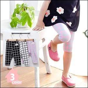 キッズ レギンス 5分丈レギンス シンプル チェックレギンス スパッツ ジュニア 女の子 Boys Girls Gt3311 子供服kitohouse 通販 Yahoo ショッピング
