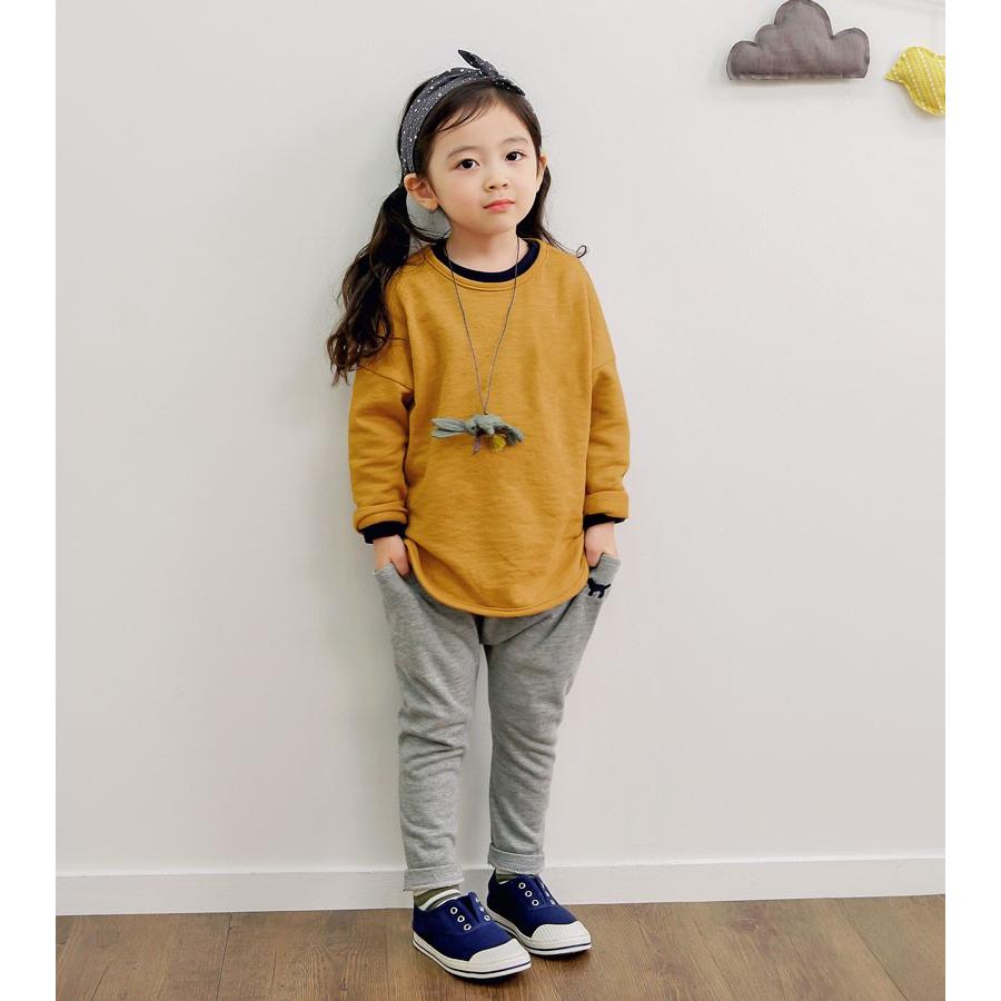 キッズ Tシャツ 長袖 スラブクラシック 子供服 女の子 ジュニア トップス 韓国 Kitotl01 子供服kitohouse 通販 Yahoo ショッピング