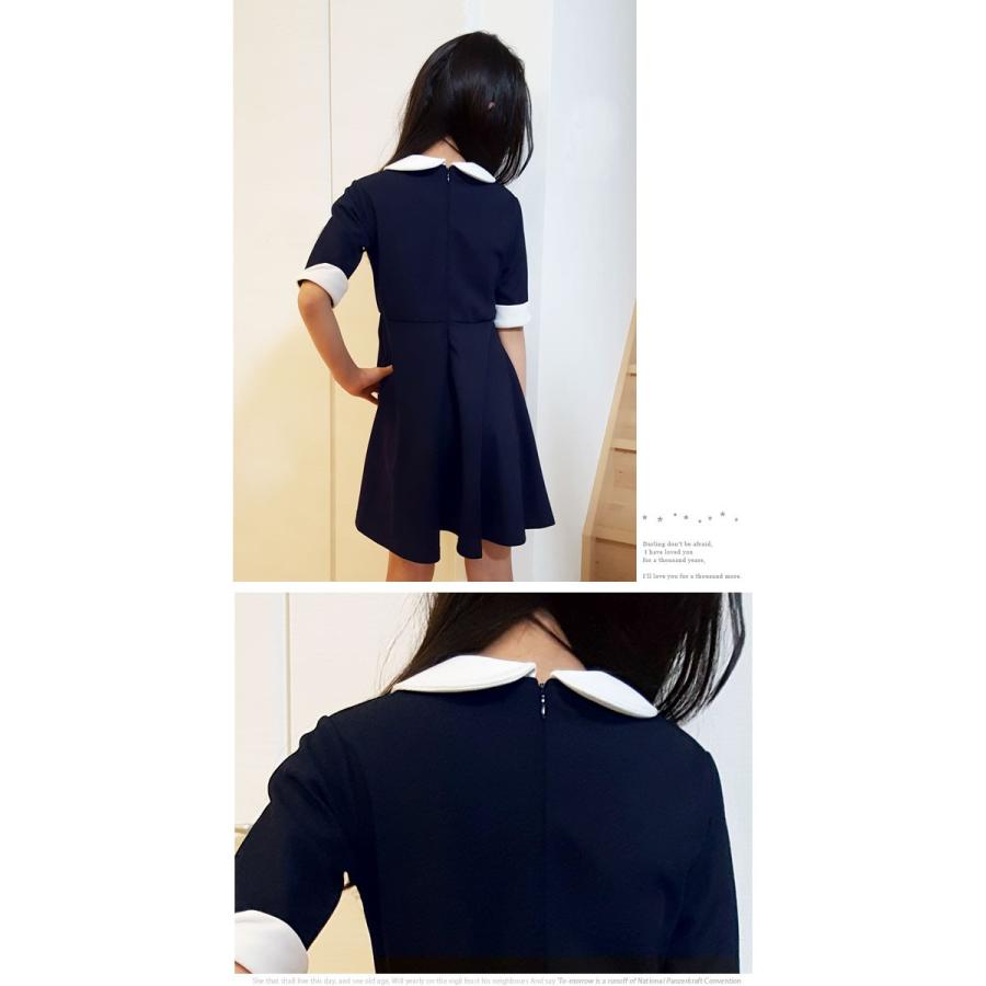 キッズ フォーマルワンピース シンプル 半袖 子供 フォーマルドレス 白襟 面接 入学式 冠婚葬祭 受験 七五三 Kitoops01 子供服kitohouse 通販 Yahoo ショッピング