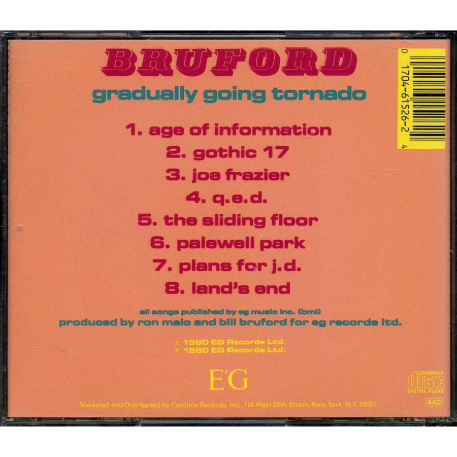 BRUFORD - Gradually Going Tornado |  | 01