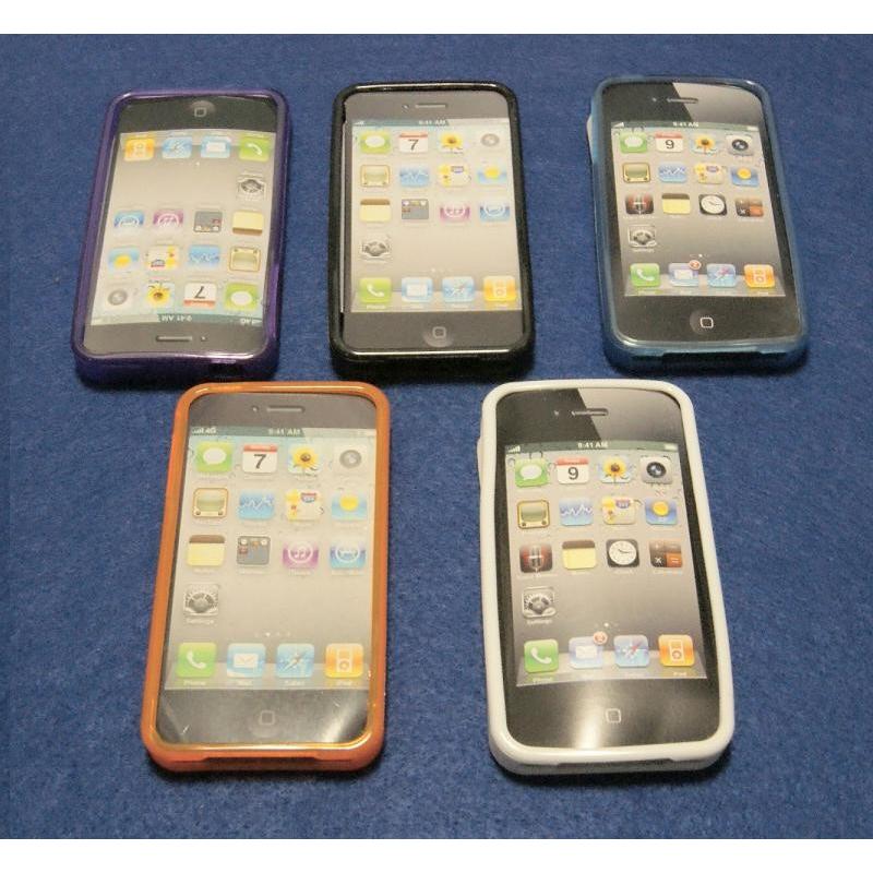 【黒】 iPhone4 & 4s用 ポリウレタン(TPU)_ケース [メール便可]｜kitrading74｜03