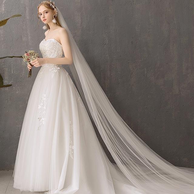 ウェディングドレス ノースリーブ Aライン 編み上げ エンパイアドレス 結婚式 二次会 忘年会 披露宴 花嫁ドレス マキシ丈 パーティードレス 代30代40代 Kittyshop 通販 Yahoo ショッピング