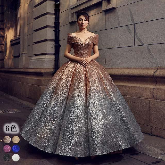 上質風合い 6色 キラキラ イブニングドレス ボートネック ロング パーティードレス 二次会 演奏会 披露宴 結婚式 発表会 忘年会 姫系 フォーマル ワンピース Kittyshop 通販 Yahoo ショッピング 絶妙 Www Skylanceronline Com