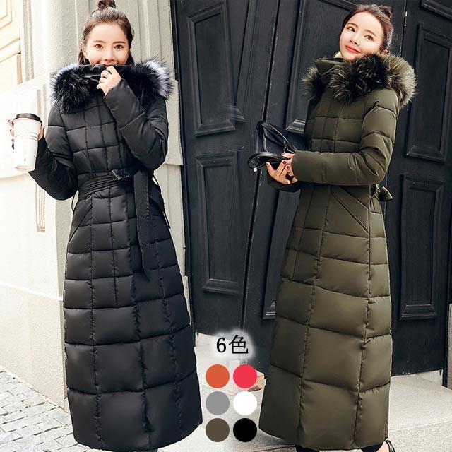 韓国ファッション 超ロングダウン コート ジャケット 上品 体型カバー 細身 着痩せ 厚手 シンプル 無地 冬服 新作 保温 防寒 激安 Kittyshop 通販 Yahoo ショッピング
