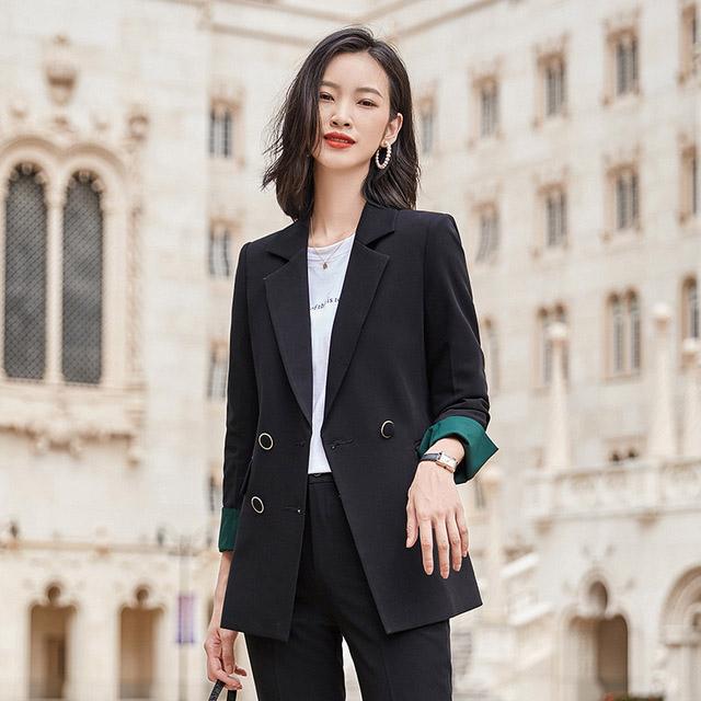 ベージュ パンツスーツ レディース フォーマル ビジネススーツ 春秋 2点セット 大きいサイズ スーツ 無地 ブラック グリーン オフィススーツ 通勤 Ol Lh Kittyshop 通販 Yahoo ショッピング