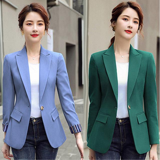 緑 テーラードジャケット レディース 春 秋 通勤 Ol オフィス スーツジャケット ブラック フォーマル 大きいサイズ ジャケット アウター お洒落 Lh008 Kittyshop 通販 Yahoo ショッピング
