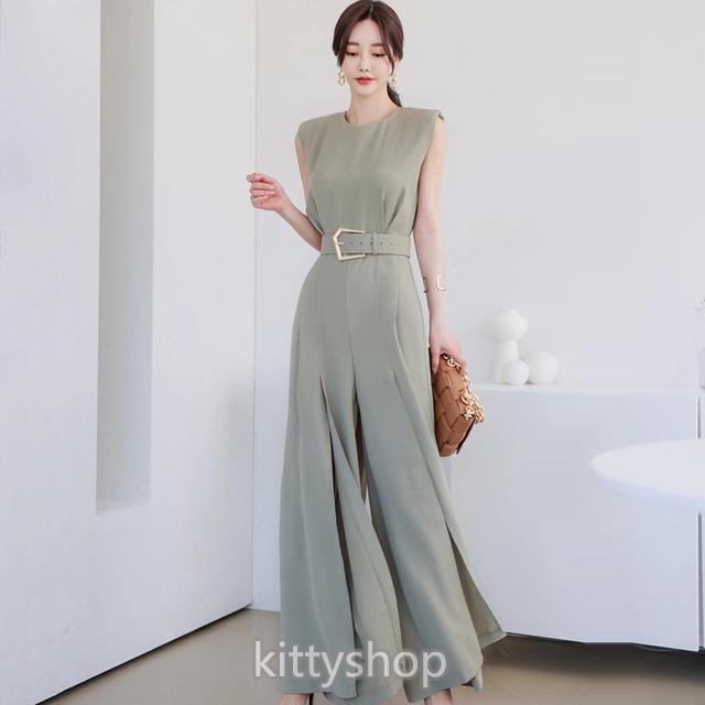 ノースリーブ オールインワン パンツドレス 結婚式 二次会 お呼ばれ 30 ノースリーブ オールインワン パンツドレス 結婚式 二次会 お呼ばれ 30