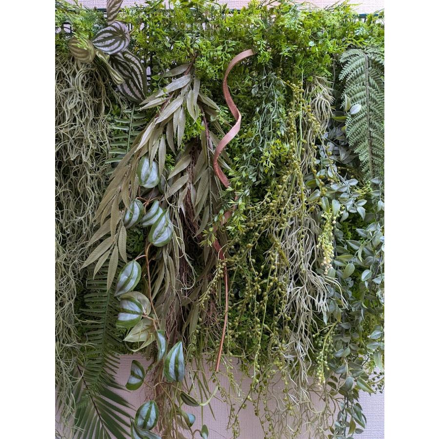 人工観葉植物　壁面緑化　大型グリーンパネル　グリーンマット　触媒加工　 |  | 05