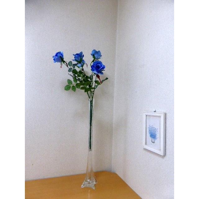 青いバラ ローズ 造花1本売り 1本のお値段になります Fls 0713 きつつき 通販 Yahoo ショッピング