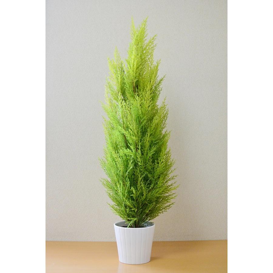 人工観葉植物 90ｃｍ きつつきのゴールドクレスト 90ｃｍ ゴールドクレスト 造花