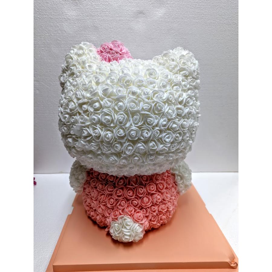 ハローキティ ローズフラワー 置物 ケース付き BIGサイズ 誕生日プレゼント 彼女 キティ ミニローズ ケース付き ウレタン 素材