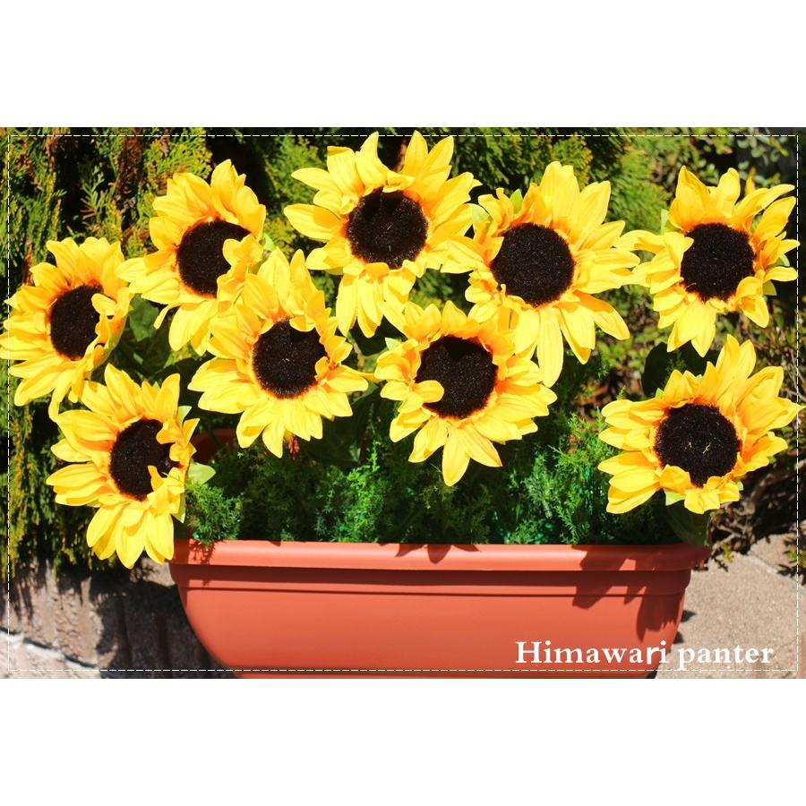 元気いっぱいひまわり プランター 触媒加工 造花 観葉植物 ディスプレイ 装飾 夏 Wps 0a きつつき 通販 Yahoo ショッピング