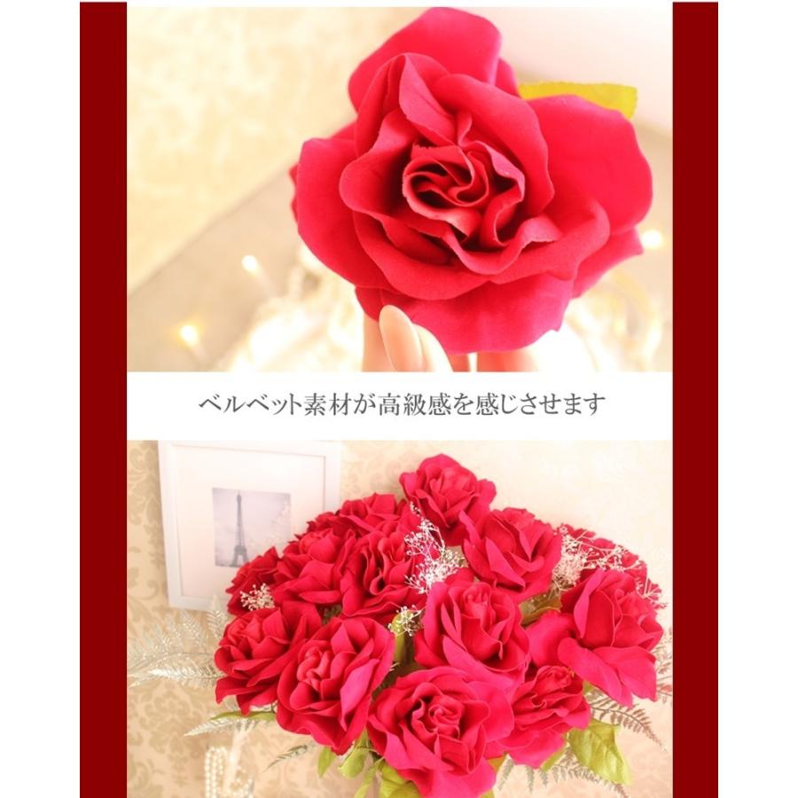 バラ  造花 単品 大量注文可能 花束におすすめ オススメ ローズ｜kitutuki｜04