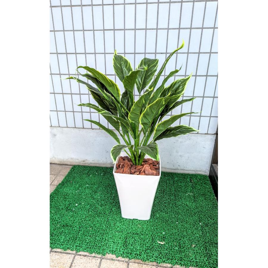 人工観葉植物 屋外使用 ハラン鉢70cm フェイクグリーン 送料無料 