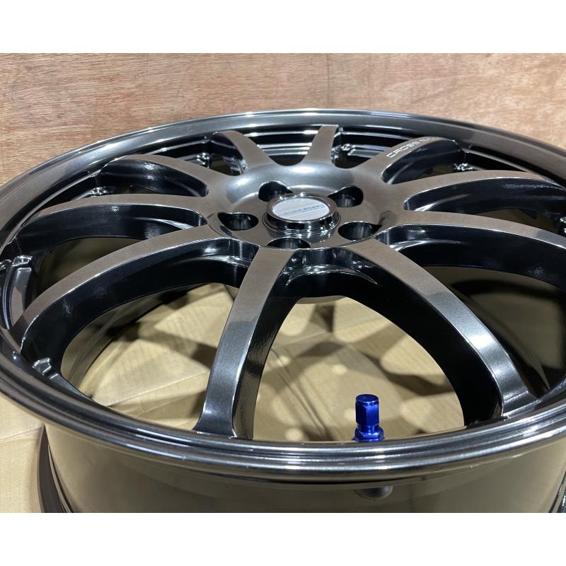 【アウトレット品】ホットスタッフ クロススピード ハイパーエディション CR10 18X7.5J +53 5H100P DBK 18インチ アルミ ホイール 4本 セット｜kitx2｜07