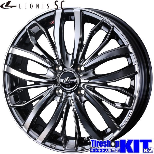 16インチ アルミホイール2本＆タイヤセット2本 AQUA 10スポーク WEDS（ウェッズ） アクア ヤリス ルーミー レオニス SC 16X6.0J +42