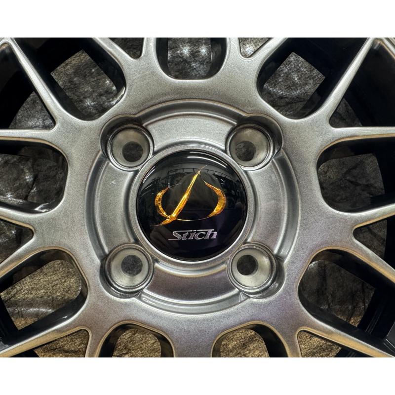 【軽自動車】ホットスタッフ シュティッヒ メッシュ RM 15X4.5J +45 4H100P 15インチ アルミ ホイール 4本 セット | HOT STUFF | 04