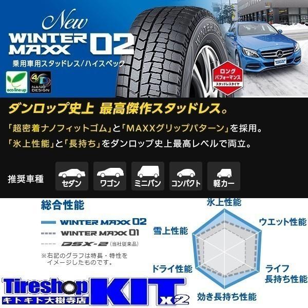 WINTER MAXX 02 2025年製 ダンロップ ウィンターマックス02 WM02 165