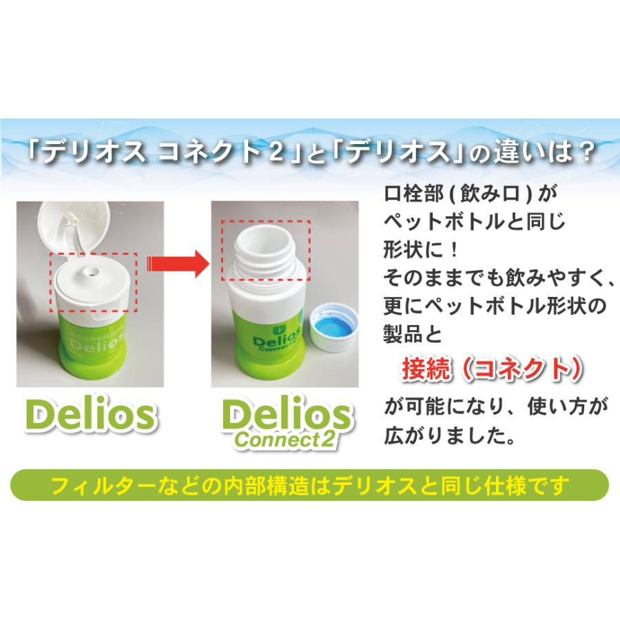 キッツマイクロフィルター 携帯浄水器 デリオスコネクト2 ペットボトル