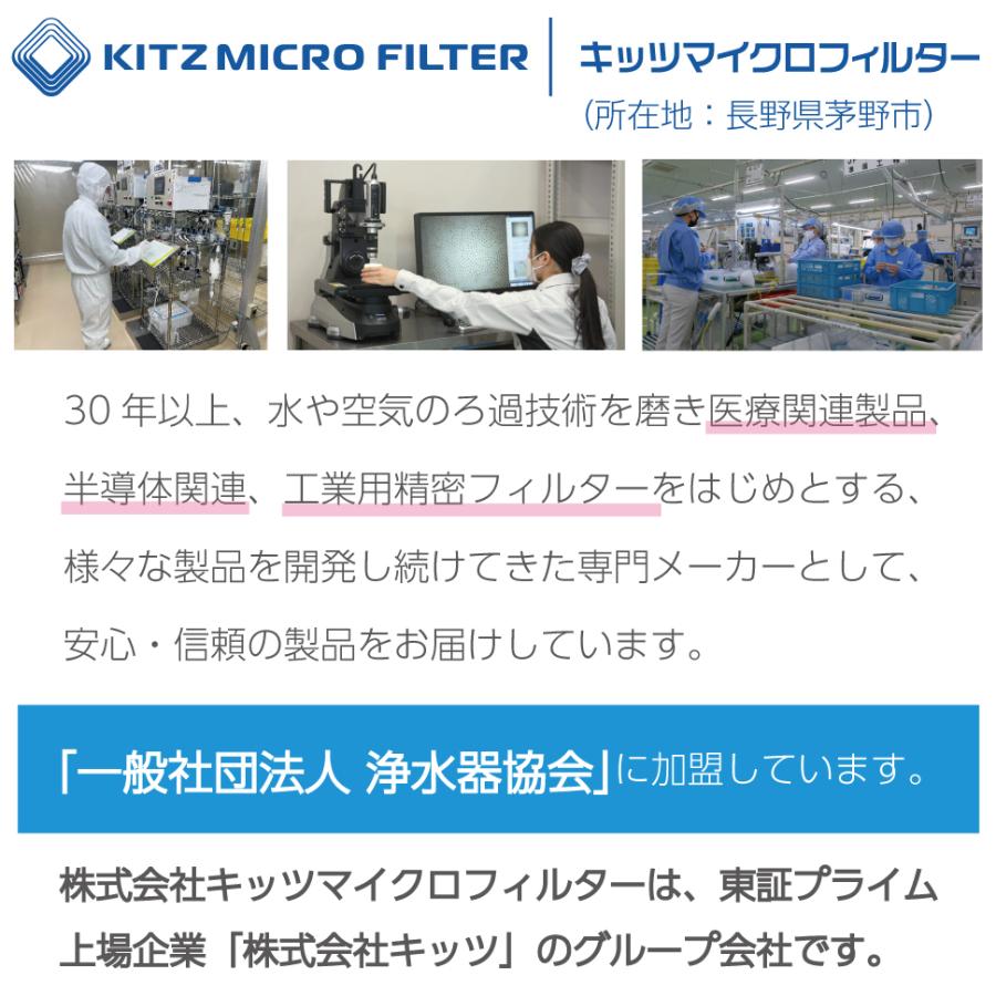 P5倍11日限定 浄水器 ゴクリア｜日本製 カートリッジ2年交換 PFAS（PFOS・PFOA）除去 塩素除去 据え置き  蛇口 据置型 有機フッ素化合物 | KITZ | 18