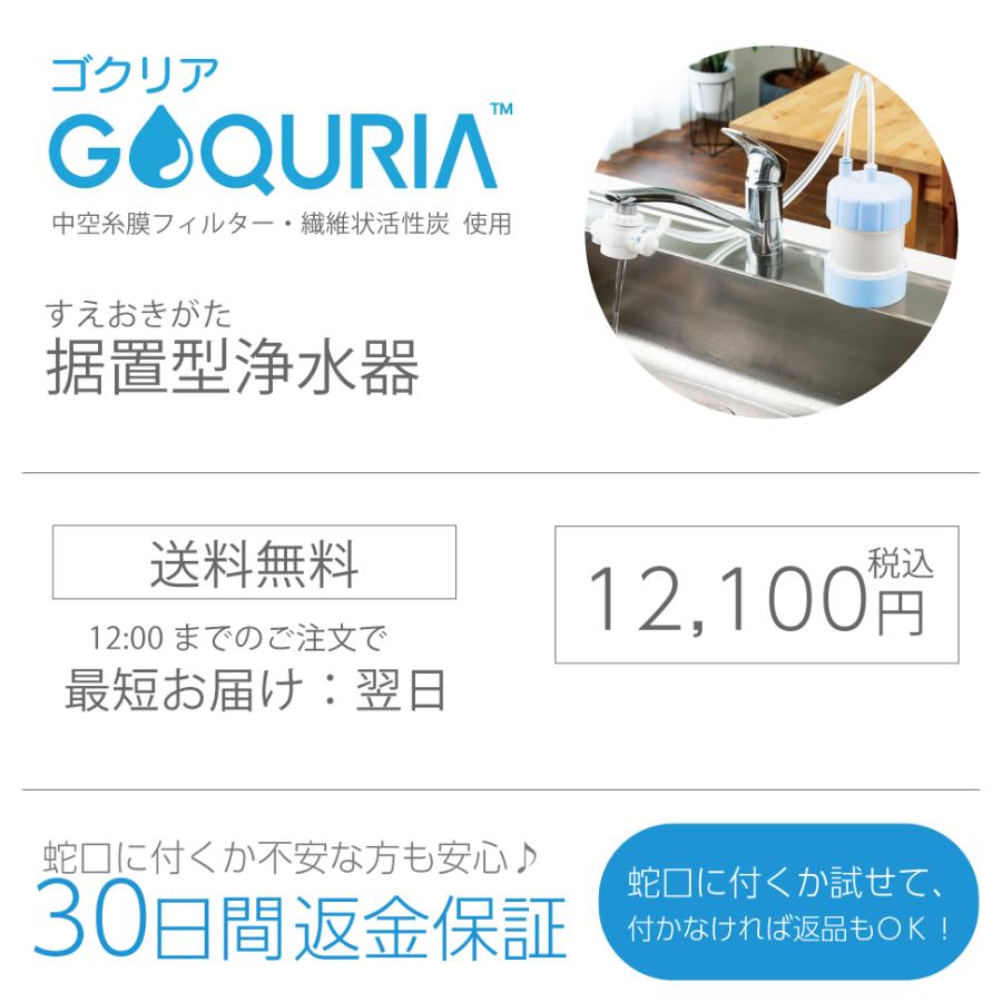 KITZ（キッツ） 浄水器ゴクリア｜浄水器 日本製 カートリッジ交換不要