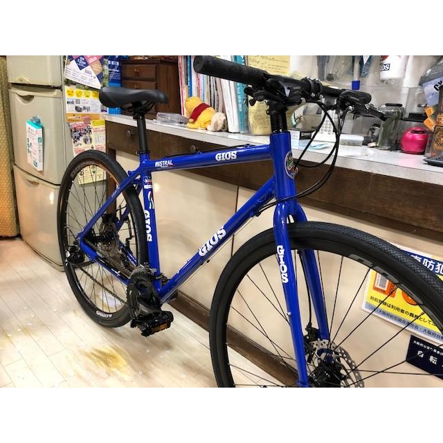 GIOS ジオス MISTRAL DISC MECHANICAL　ALEXRIMS製ホイール、SHIMANO製ディスクブレーキを搭載したモデルです。｜kiuchi