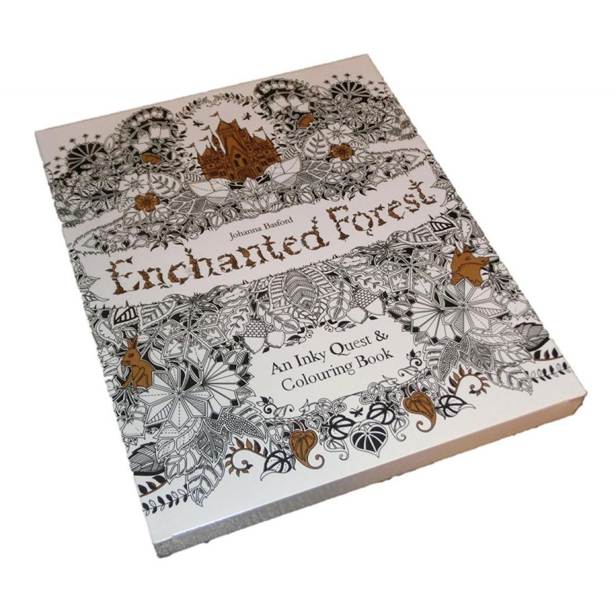 Enchanted Forest ぬりえ カード ねむれる森 夢いっぱいのぬりえ 塗り絵 英語 30枚 30 Postcards 142mm 172mm Enchantedforest Kiumi Paradise 通販 Yahoo ショッピング