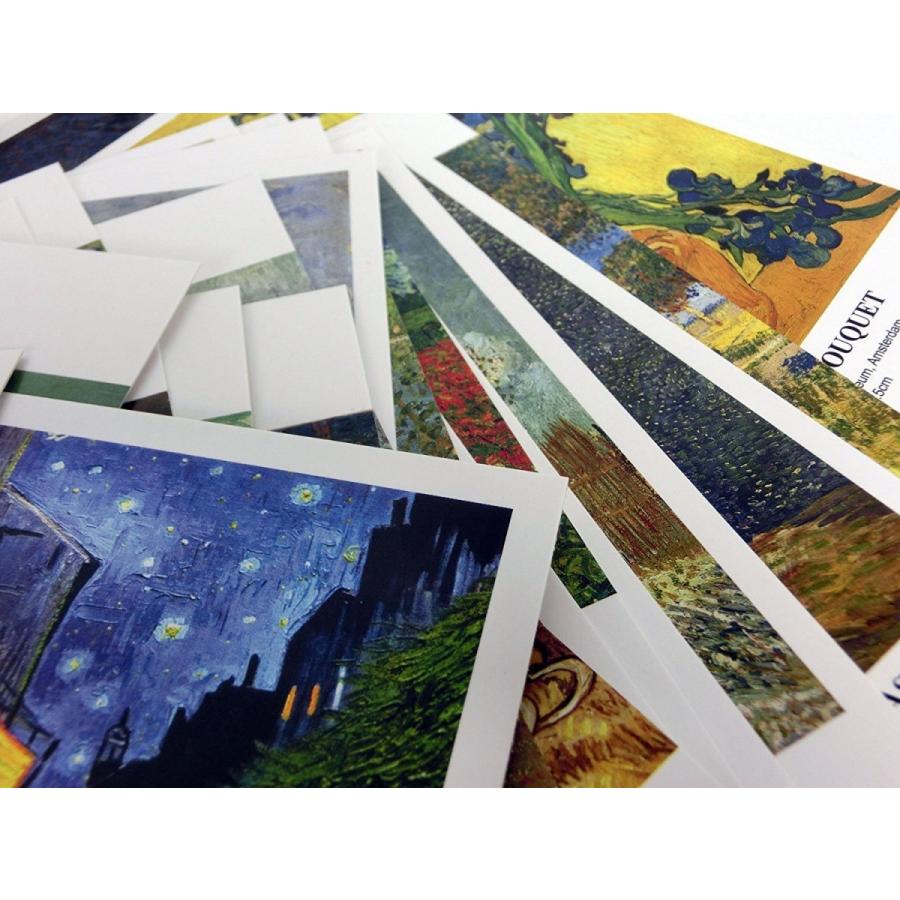 ゴッホ ゴッホ画集 世界の名画 はがきサイズ カード30枚 ひまわり