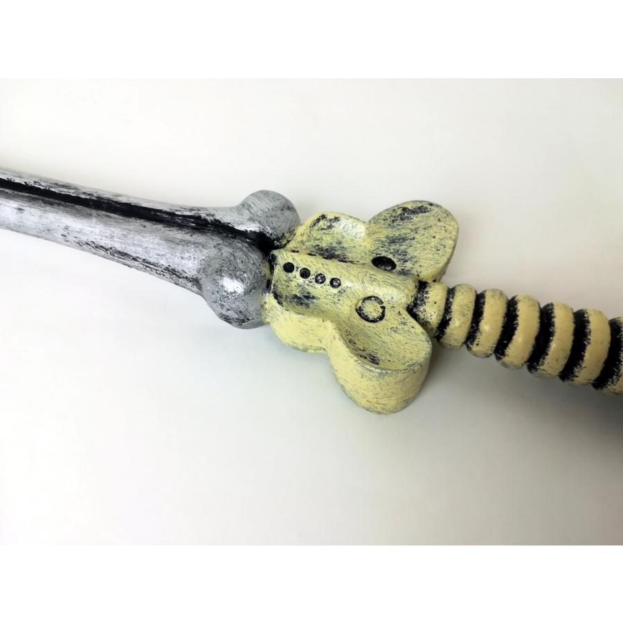 骨剣 髑髏剣 97cm 樹脂製 刀 剣 怖い ドクロ 悪役 悪人 コスプレ 演劇